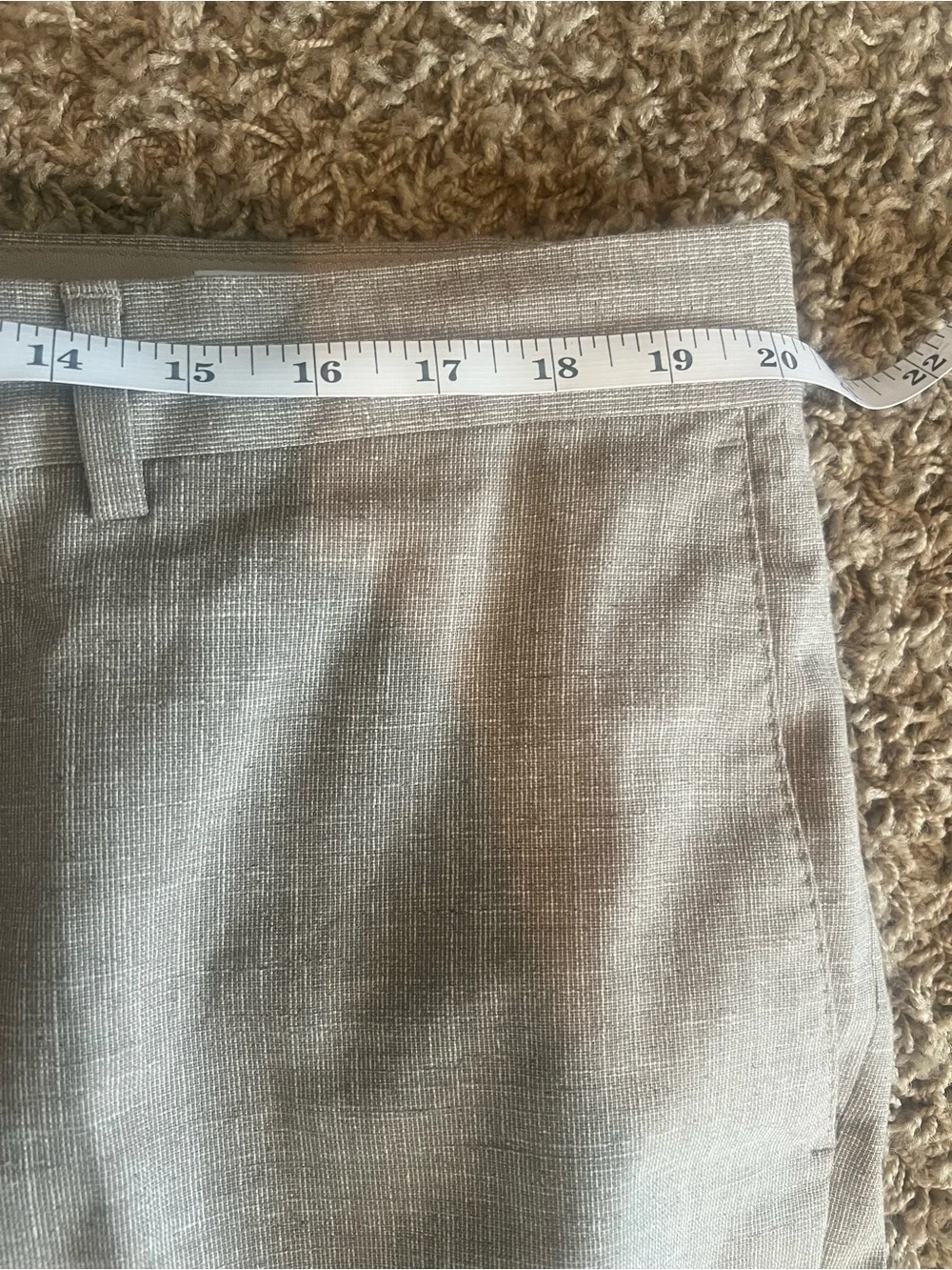 Banana Republic Men’s Light Beige Dress Pants - Slim Straight